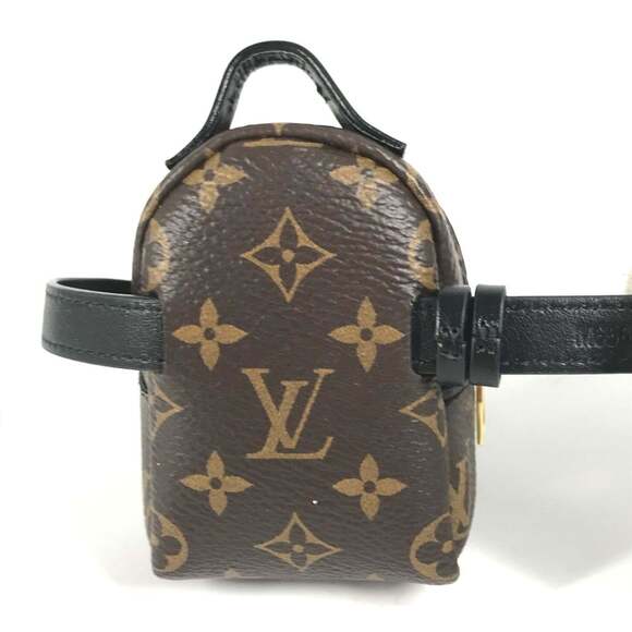 LOUIS VUITTON Brown Monogram Canvas Charm Bracelet